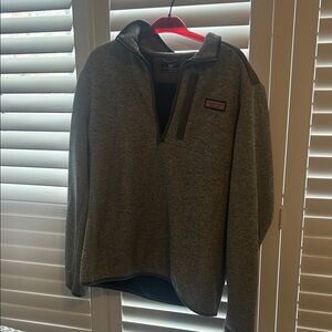 Vineyard Vines Gray Quarter-Zip Sweatshirt